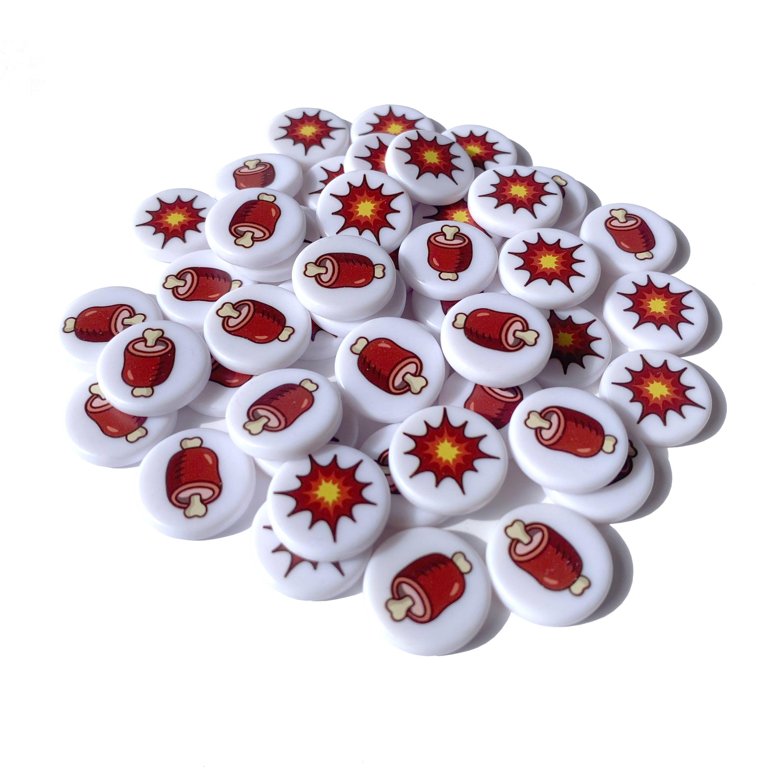 Acrylic Tokens for Cannibal World