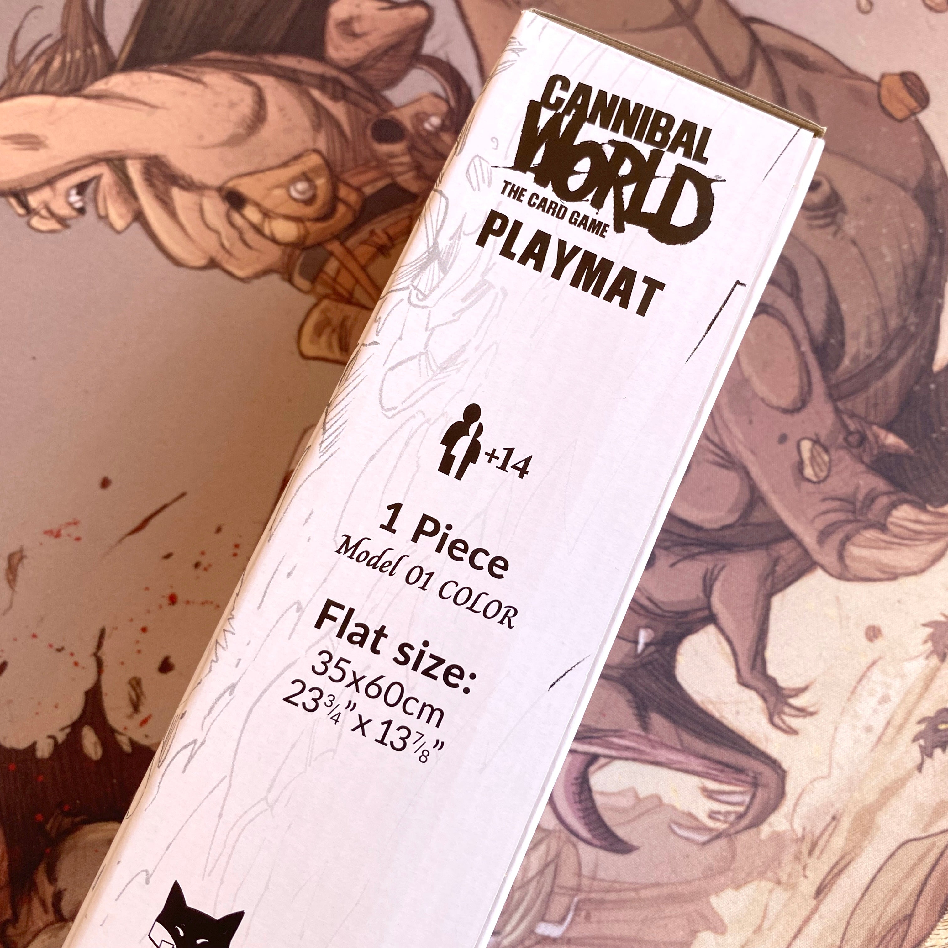 Playmat for Cannibal World Color Illustration 1