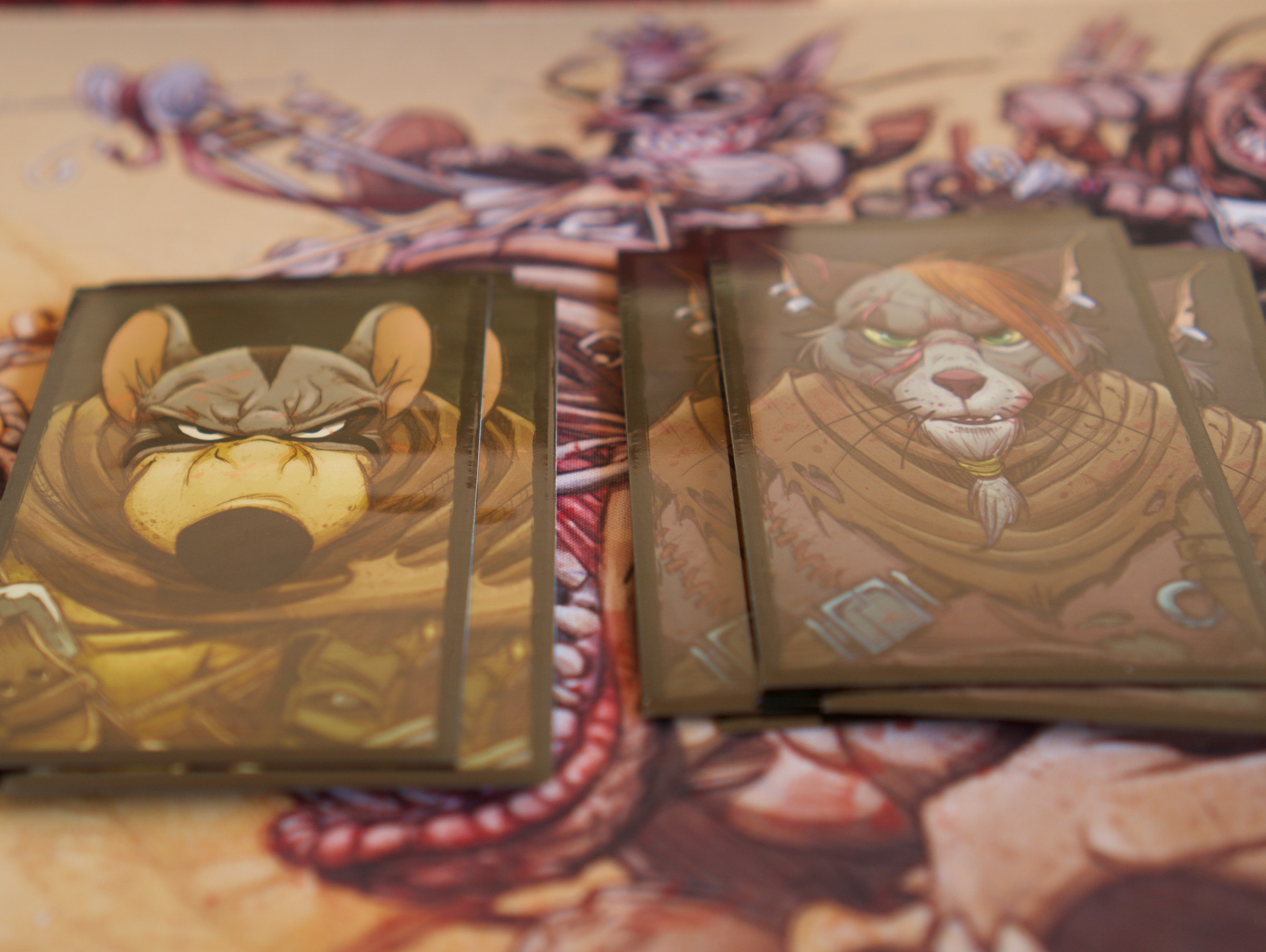 Cannibal World 150 Custom Sleeves Pack (2 packs needed to fully sleeve Core Box)