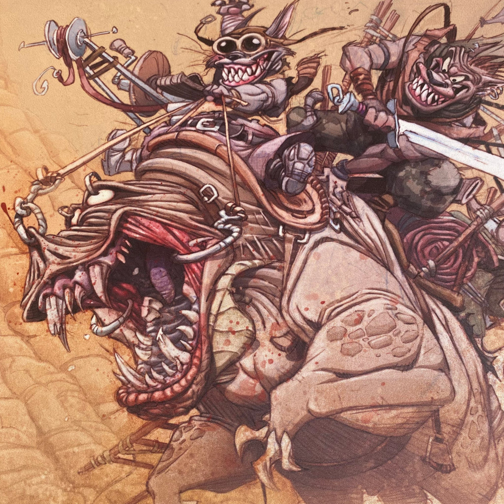 Playmat for Cannibal World Color Illustration 2