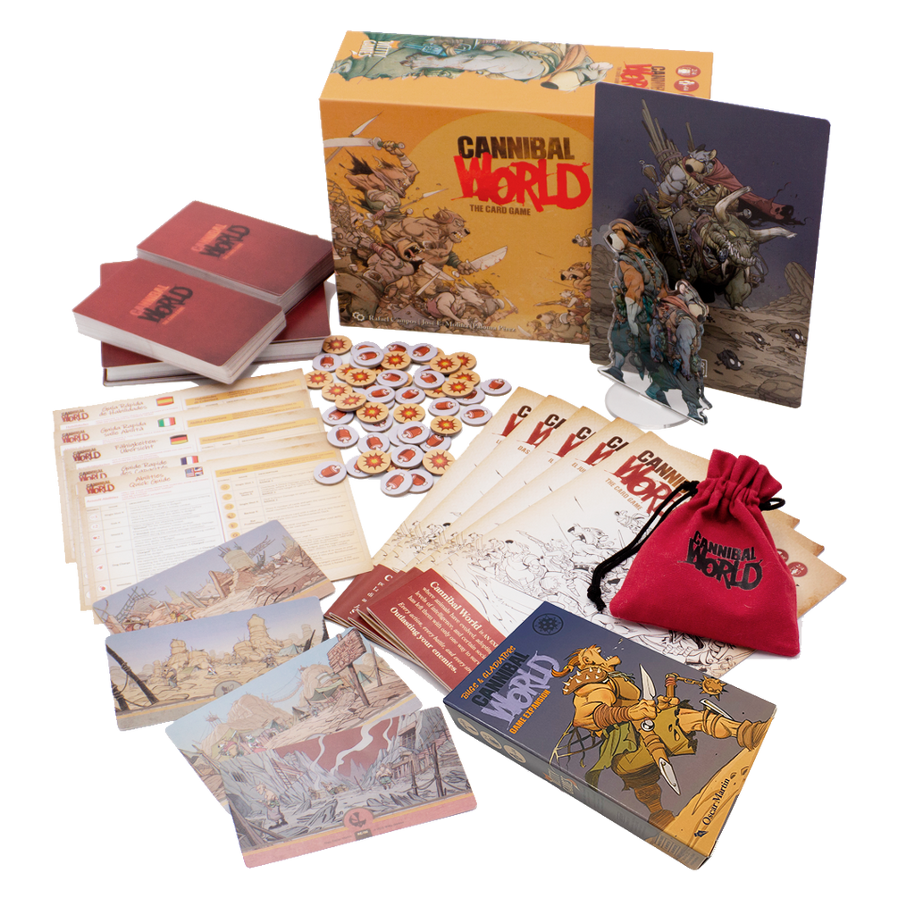 [LIMITED - KICKSTARTER EDITION] Cannibal World Deluxe Box KS Edition + Bugs & Gladiators Expansion