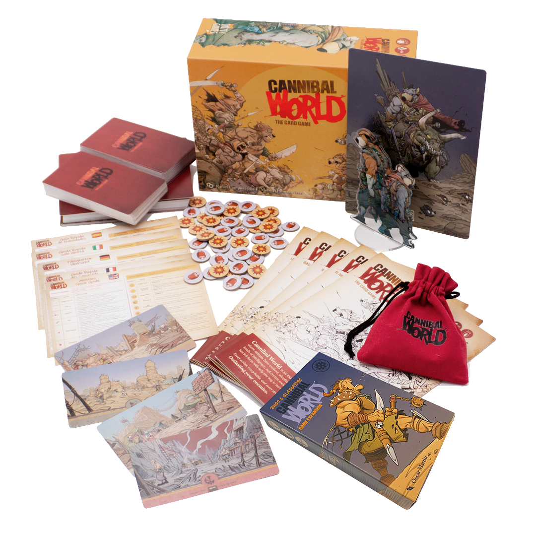 [LIMITED - KICKSTARTER EDITION] Cannibal World Deluxe Box KS Edition + Bugs & Gladiators Expansion
